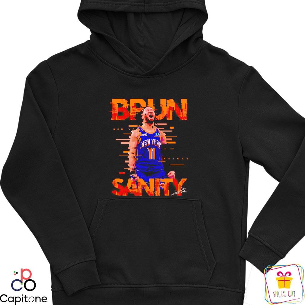 Jalen Brunson scream celebration signature hoodie